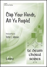 Clap Your Hands, All Ye People! SATB choral sheet music cover